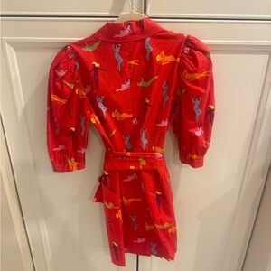 LHD (Webster brand) dress with tie size 4